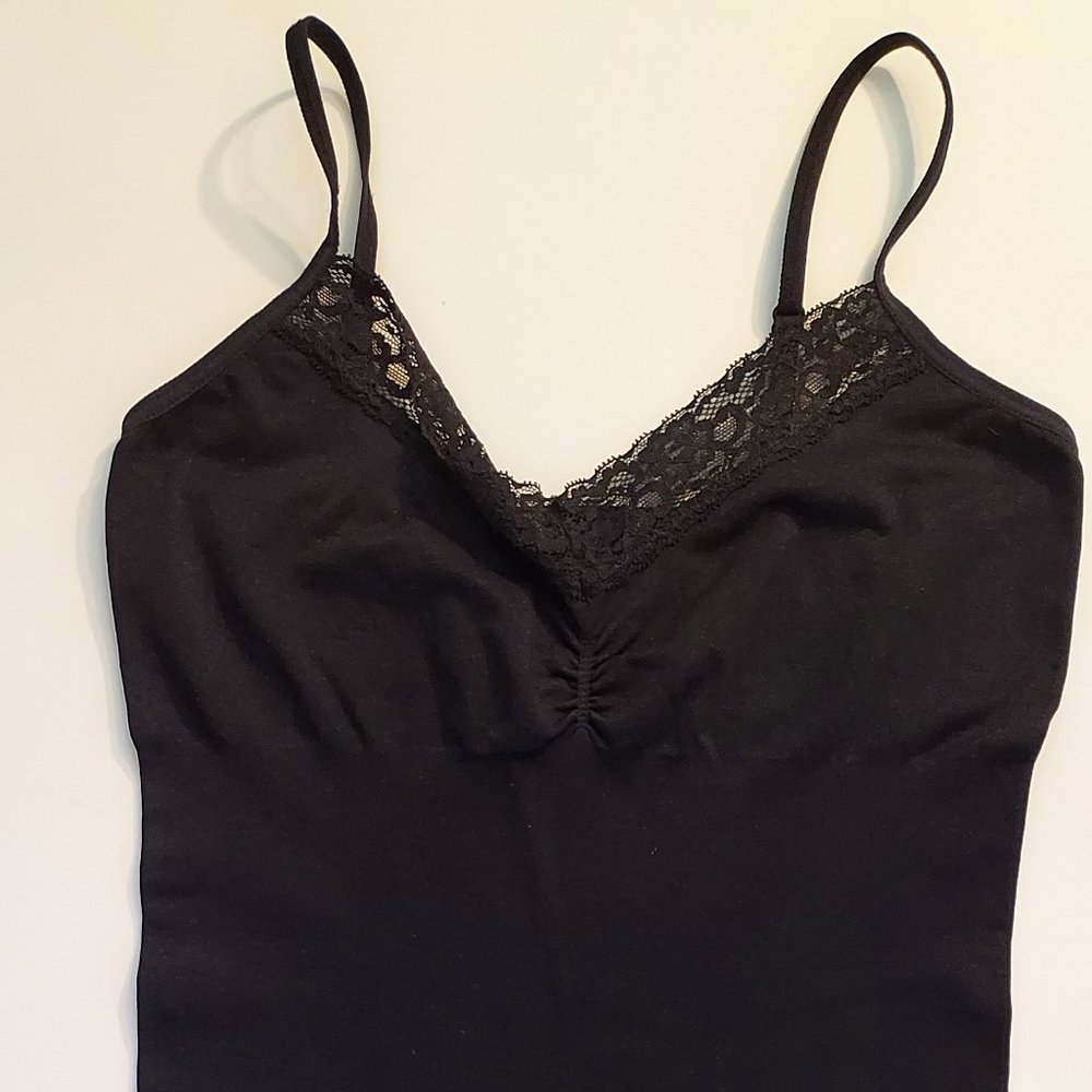 NWOT Black Body Shapewear Slip Lace Trim